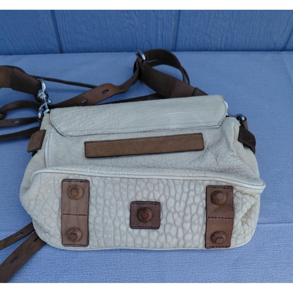 Gryson Ellie Messenger Bag Leather Satchel Belted Buckle Saddle Bag Western Boho - Picture 9 of 14
